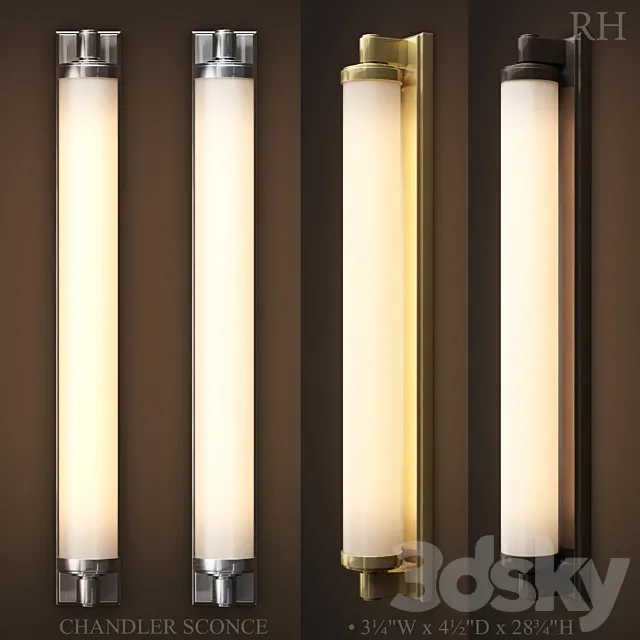 Chandler sconce 3D Model Chandler sconce 3D Model