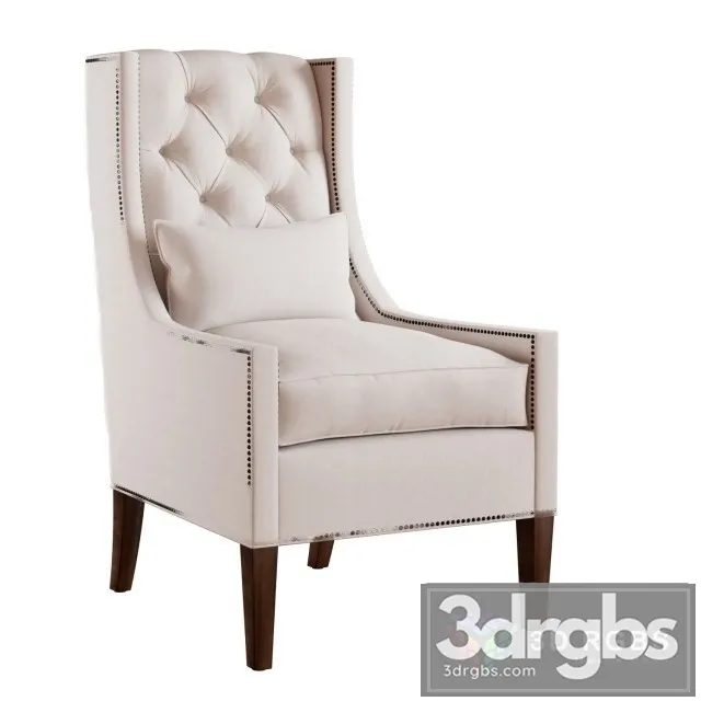 Chandler Wing Chair 3D Model Download Chandler Wing Chair 3D Model Download