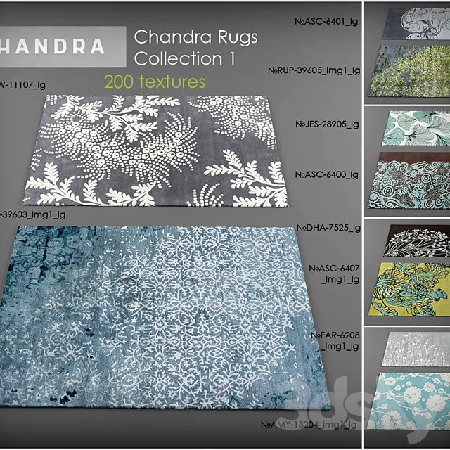 Chandra rugs 3DModel Chandra rugs 3DModel