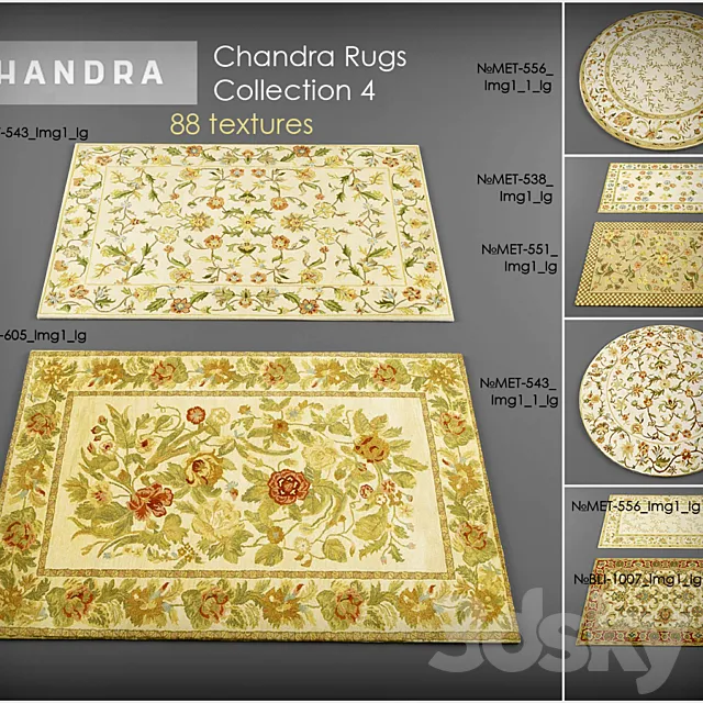 Chandra rugs 4 3DModel Chandra rugs 4 3DModel