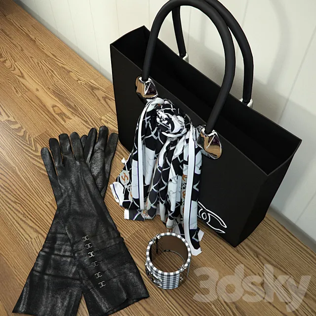 Chanel Bags and Accessories 3DModel Chanel Bags and Accessories 3DModel