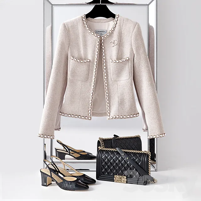Chanel set 3DModel
