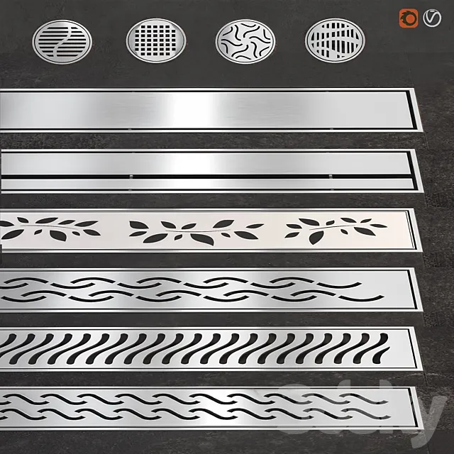 Channels and lattices ACO set 2 3D Model