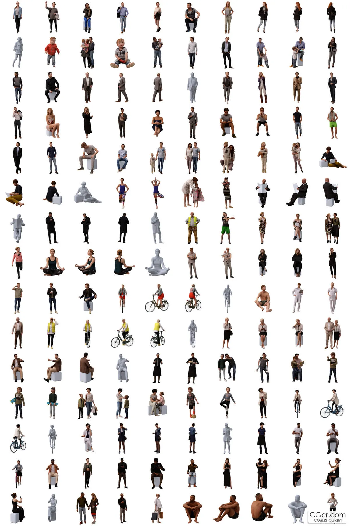 Chaos Cosmos – 612 Character 3D Model Bundle