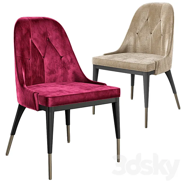 Charla dining chair 3DModel 3DSKY Decor Helper