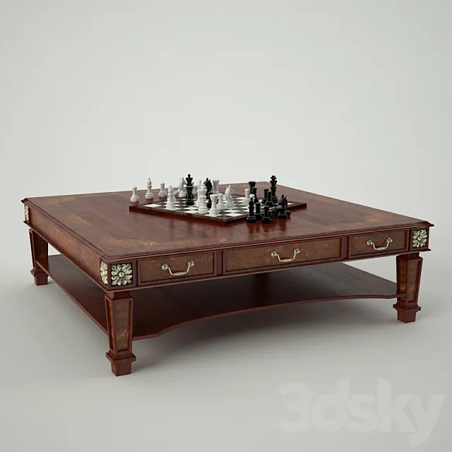 Charles Barr table 3D Model