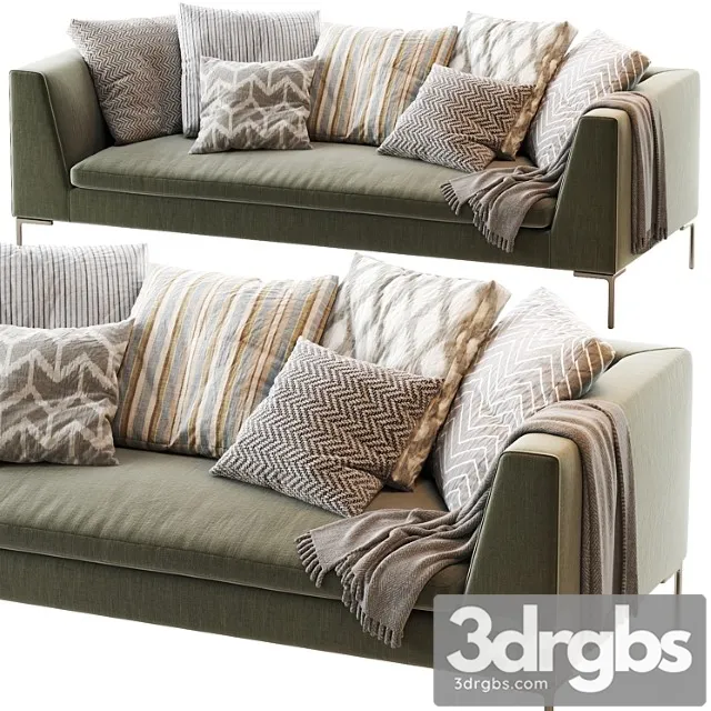 Charles sofa 2 3D Model Download Charles sofa 2 3D Model Download