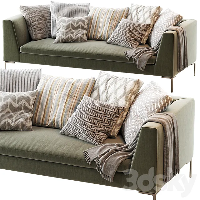 Charles Sofa 3D Model