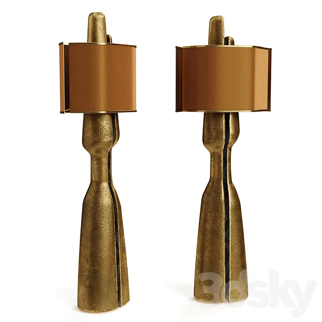 Charles Tassin Soff Floor Lamp 3DModel Charles Tassin Soff Floor Lamp 3DModel