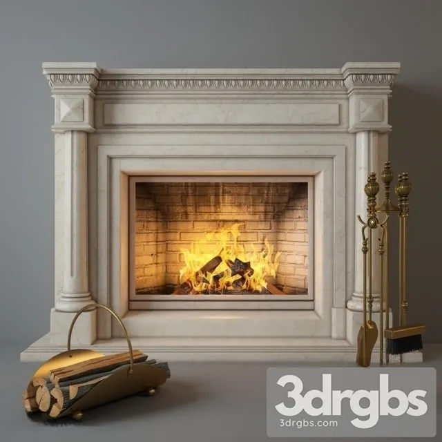 Charlotte Fireplace 3D Model Download
