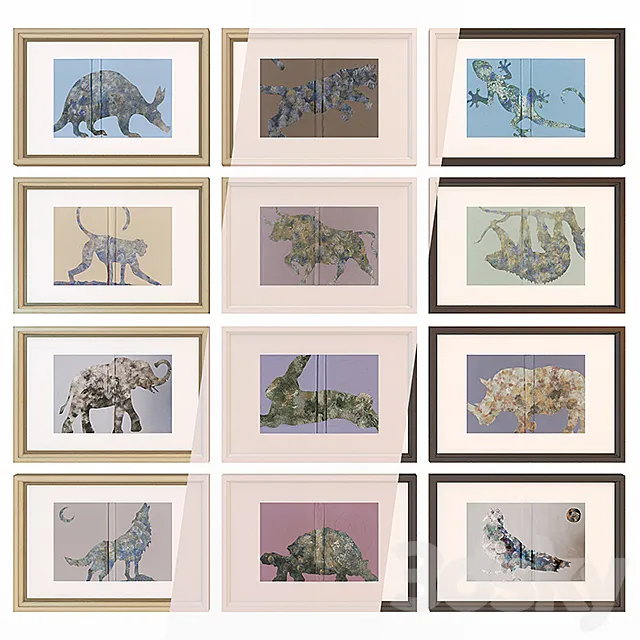 Charlotte Morgan Wildlife Book Covers 3DModel Charlotte Morgan Wildlife Book Covers 3DModel