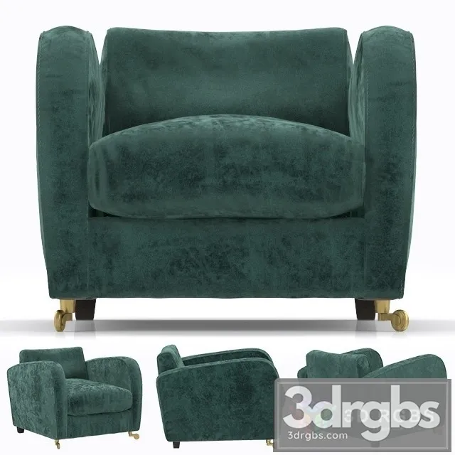 Charmine Armchair 3D Model Download Charmine Armchair 3D Model Download