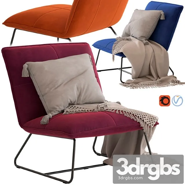 Chartwell Home Freyr Armchair 3D Model Download Chartwell Home Freyr Armchair 3D Model Download