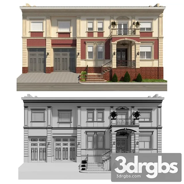 Chastnyi Dom 6 3D Model Download