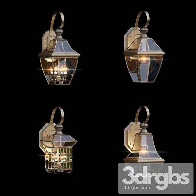 Chatel Wall Light Set 3D Model Download Chatel Wall Light Set 3D Model Download