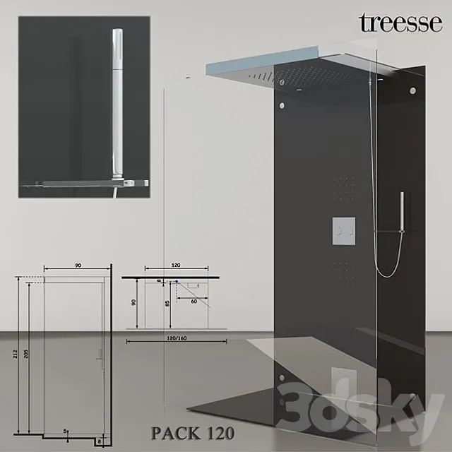 Cheap Treesse Pack 120 3D Model Cheap Treesse Pack 120 3D Model