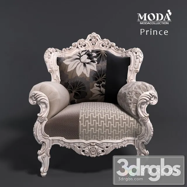 Chear Prince Armchair 3D Model Download Chear Prince Armchair 3D Model Download