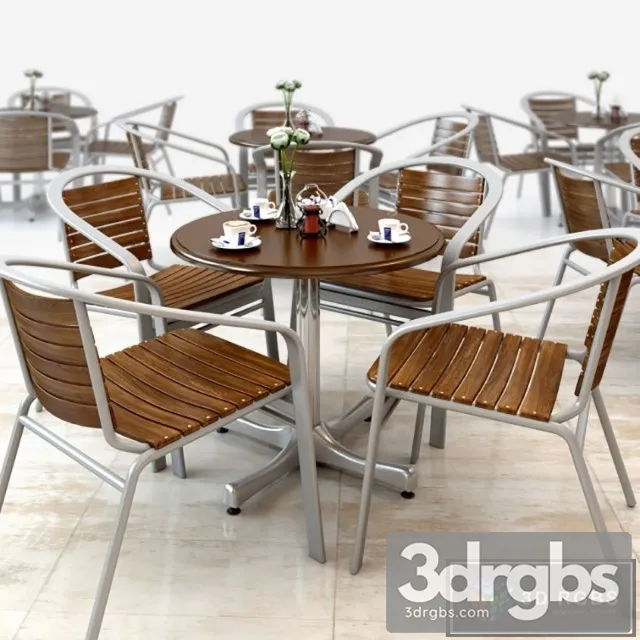 Chear Table Outdoor 3D Model Download Chear Table Outdoor 3D Model Download