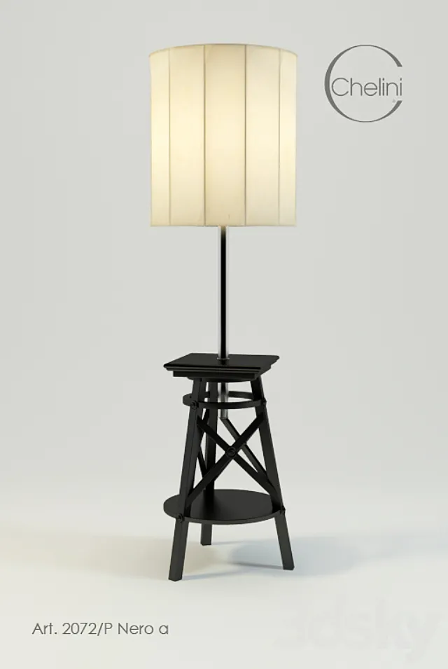 Chelini Art. 2072_P Nero (a) 3DModel Chelini Art. 2072_P Nero (a) 3DModel