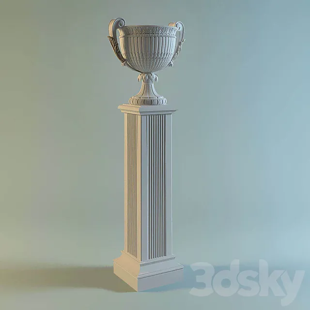 Chelini Bianco deco art. 531 3D Model