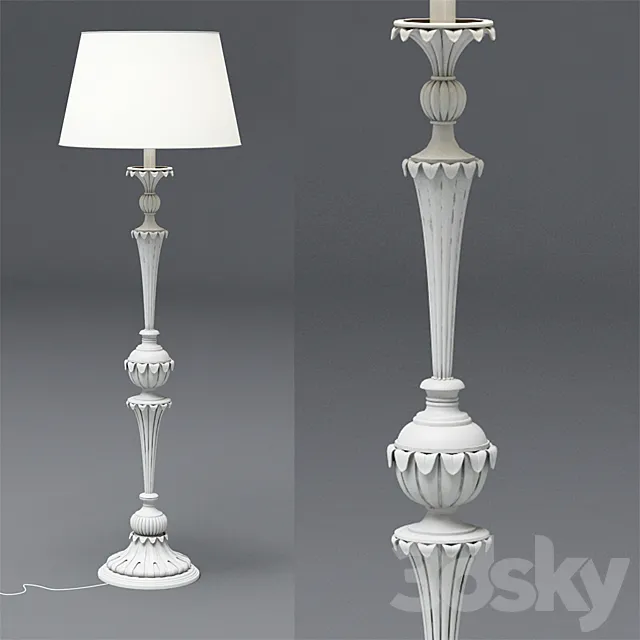 Chelini floor lamp 3D Model Chelini floor lamp 3D Model