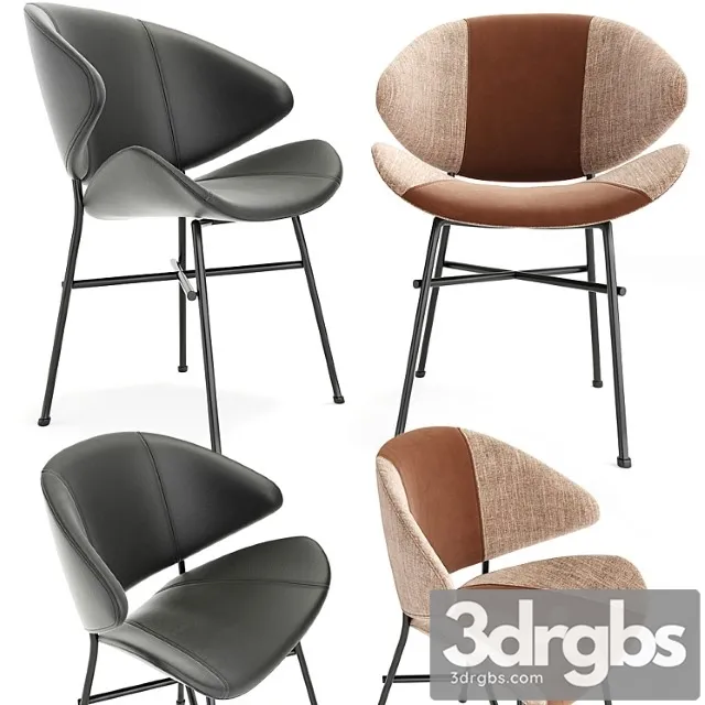 Cheri gold – velours – chair – dark blue 2 3D Model Download Cheri gold – velours – chair – dark blue 2 3D Model Download