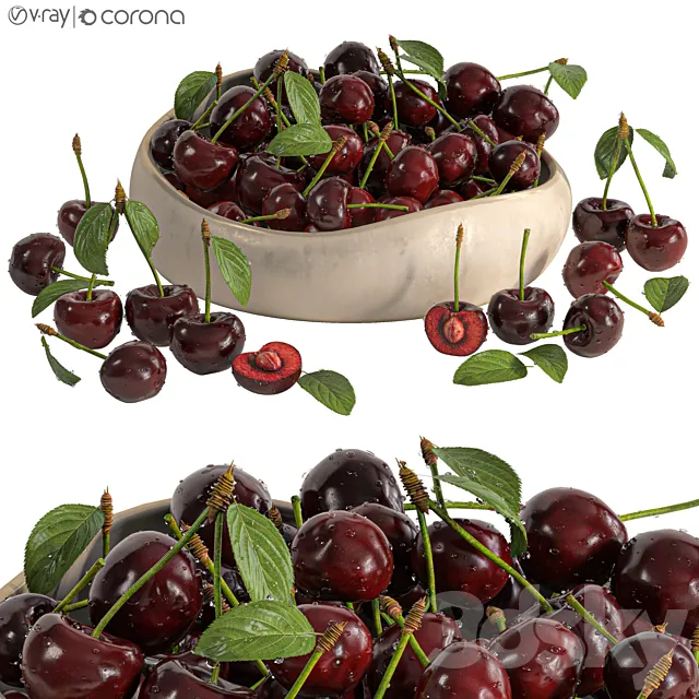 Cherry dish 3D Model