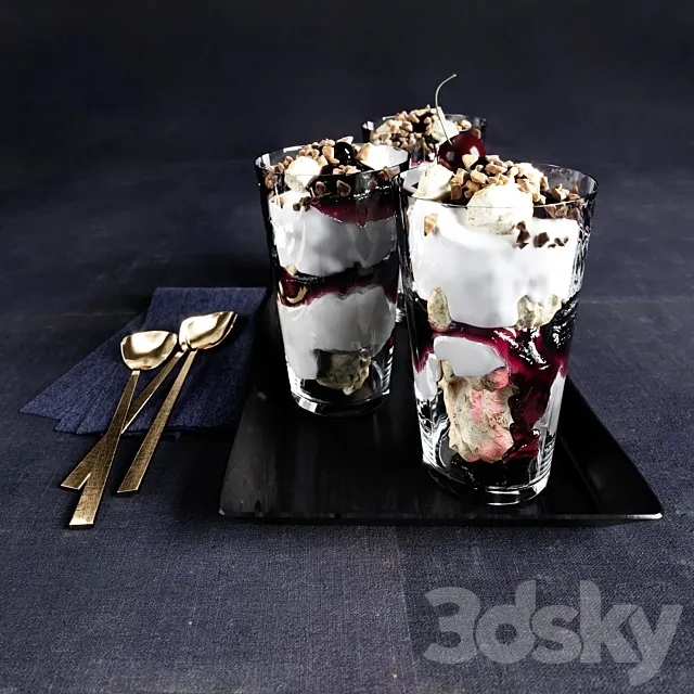 Cherry mess 3D Model