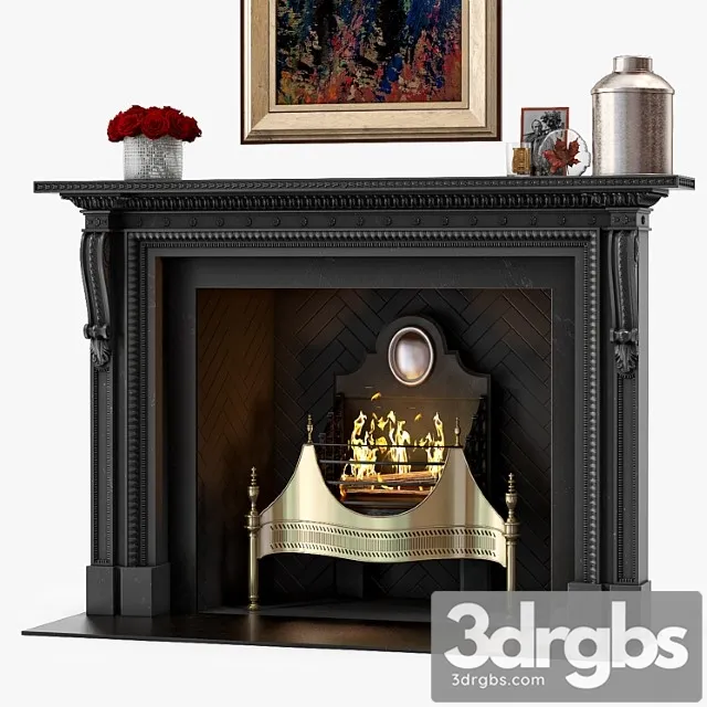 Chesneys the locke fireplace 3D Model Download