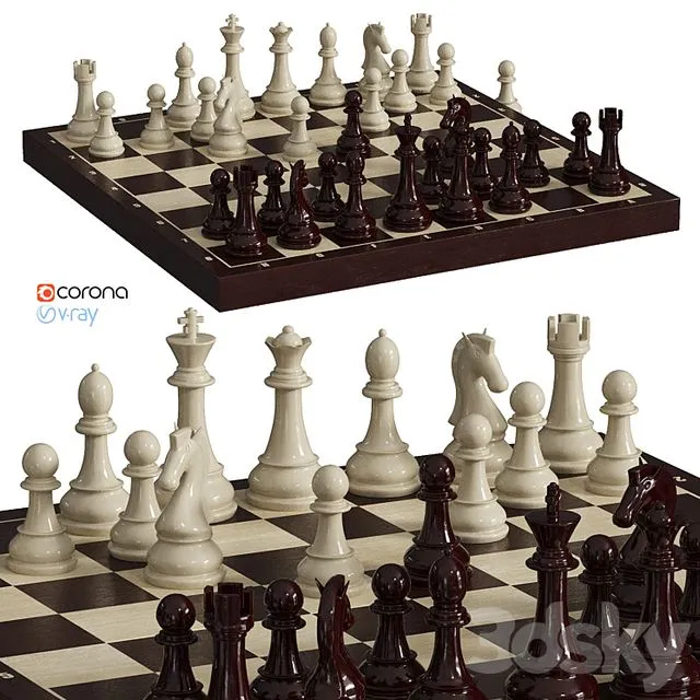 Chess 3D Model