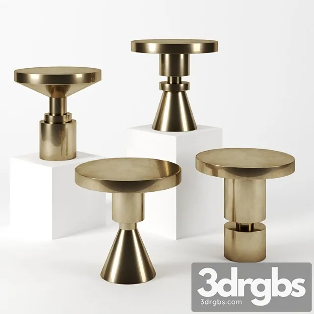 Chess piece side table by anna karlin