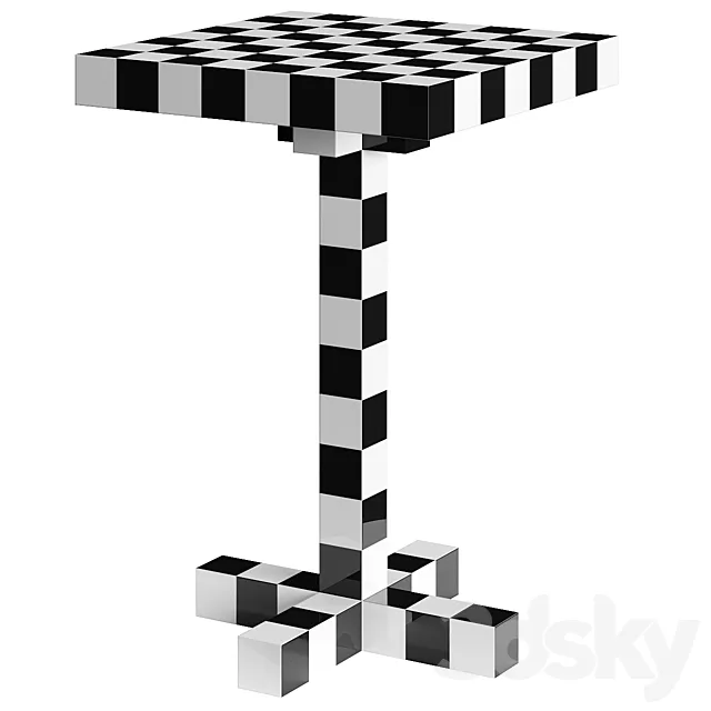 Chess Table by Moooi 3D Model Chess Table by Moooi 3D Model