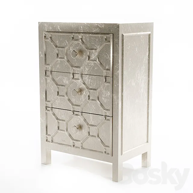 Chest 108cm Alhambra 60cm x 3DModel Chest 108cm Alhambra 60cm x 3DModel