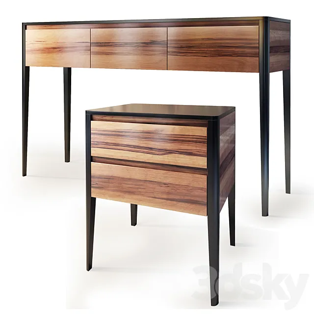 Chest _ console and nightstand Evans. Dresser. bedside table by Werby 3DModel