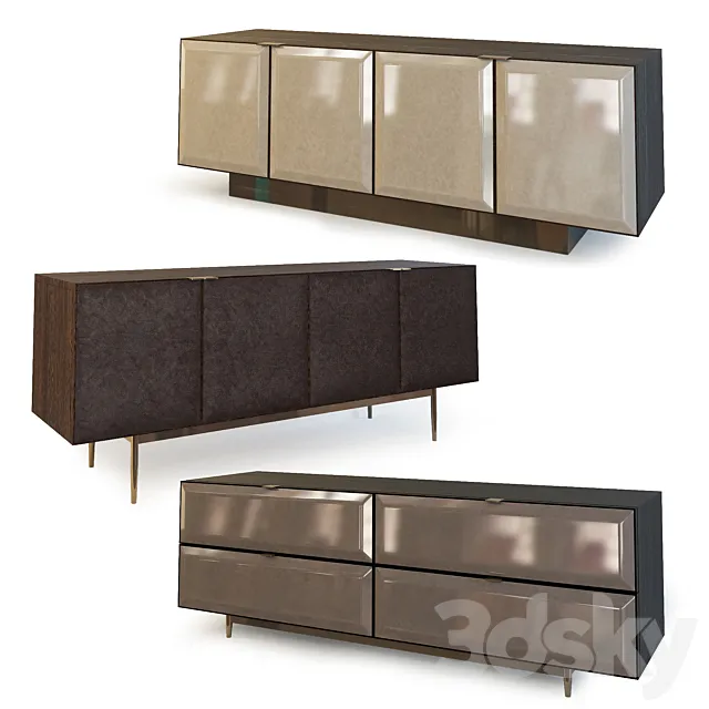 Chest _ Side Morrison Minotti 1800 X 600 3D Model Chest _ Side Morrison Minotti 1800 X 600 3D Model