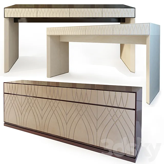 Chest and console Smania. “Jersey” “Rasha” sideboard dresser. 3D Model Chest and console Smania. “Jersey” “Rasha” sideboard dresser. 3D Model