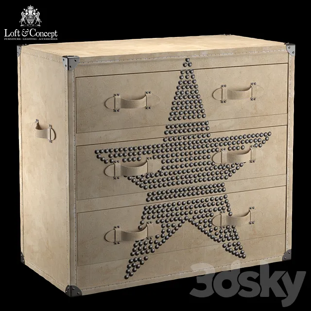 CHEST ANDREW MARTIN star 3DModel