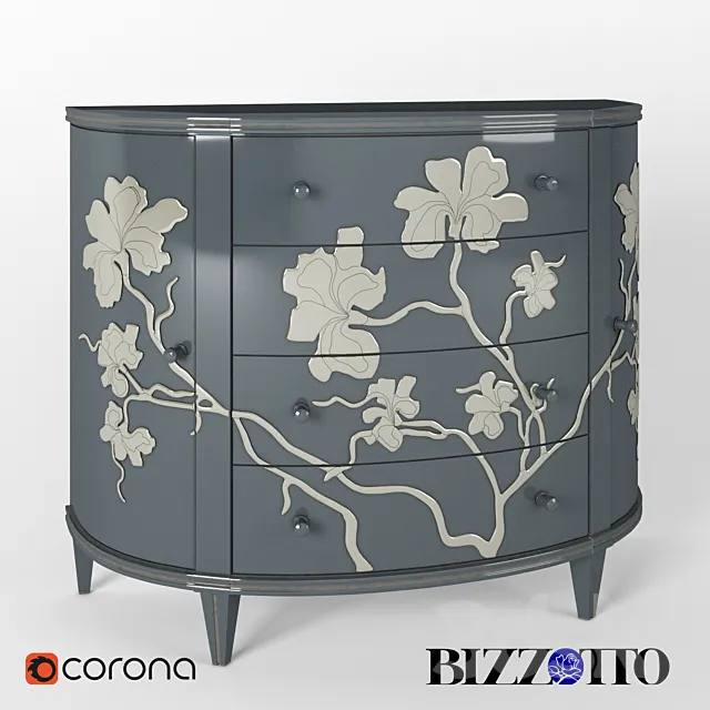 Chest bizzotto Iris art. 925 3D Model