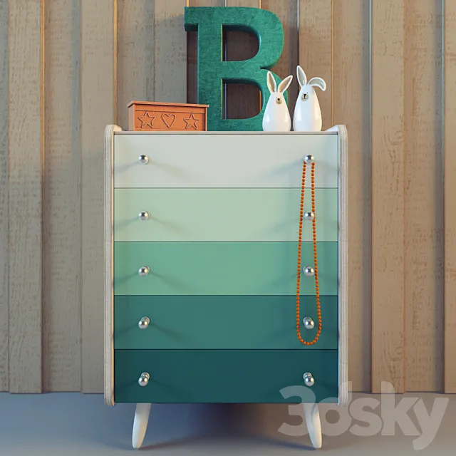 Chest Children 3DModel Chest Children 3DModel