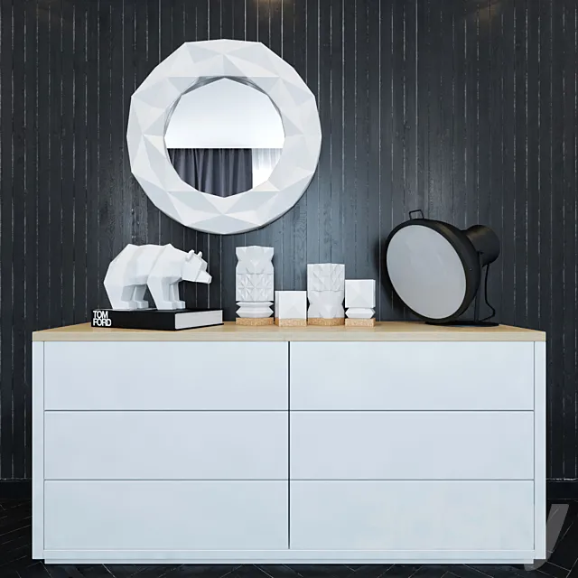 Chest decoration Maisons du Monde 3DModel Chest decoration Maisons du Monde 3DModel