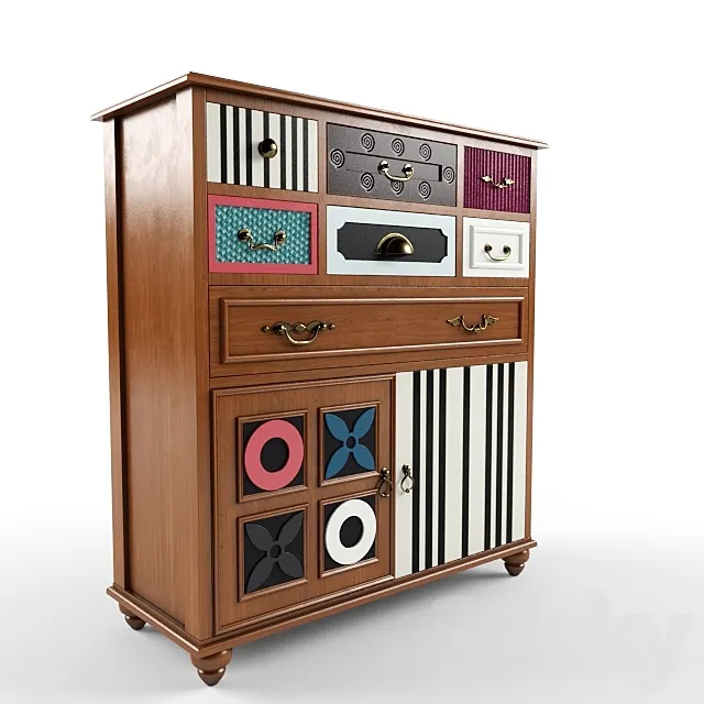 Chest “Gouache” 3DModel