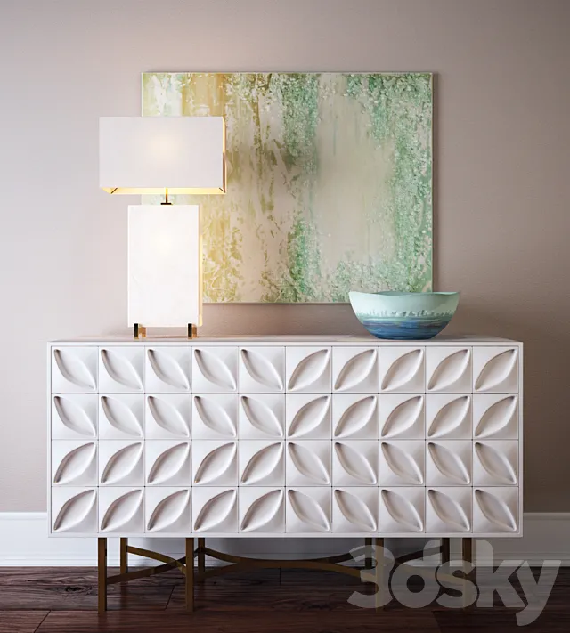 Chest John Richard Organic Mist 3DModel