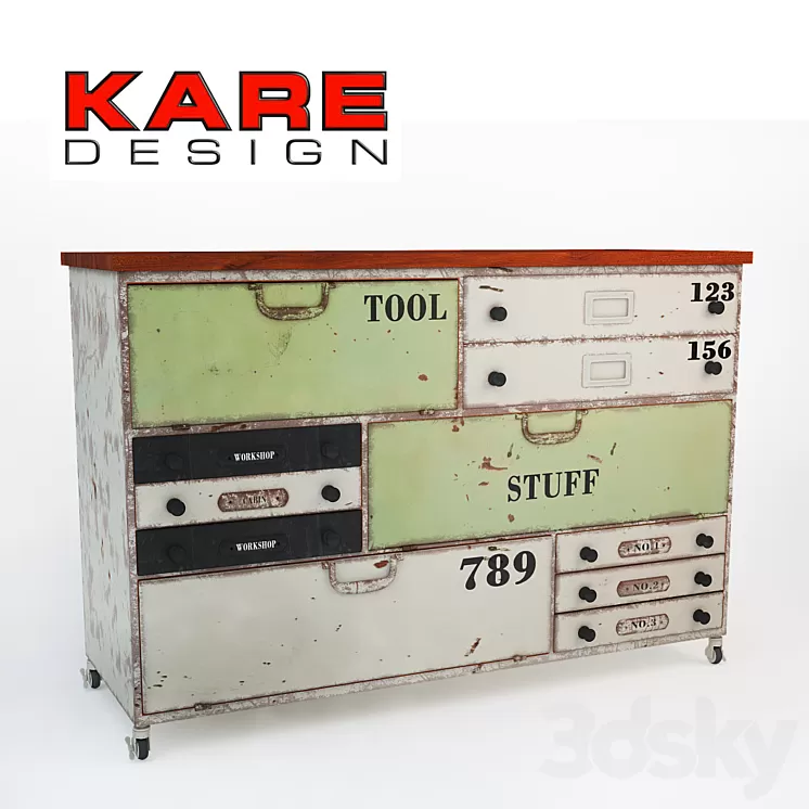 Chest Kare "Do It Yourself" 3D Model
