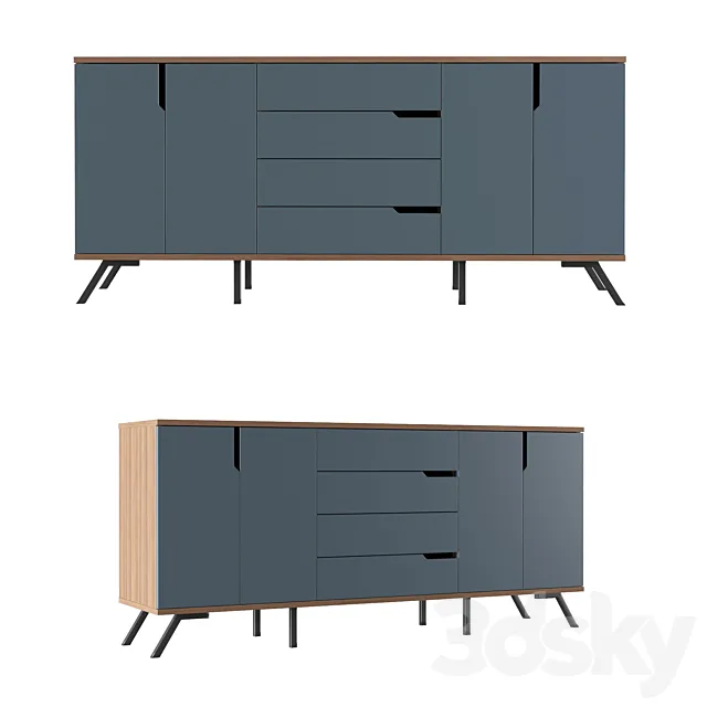 Chest MACK 4 3D Model Chest MACK 4 3D Model