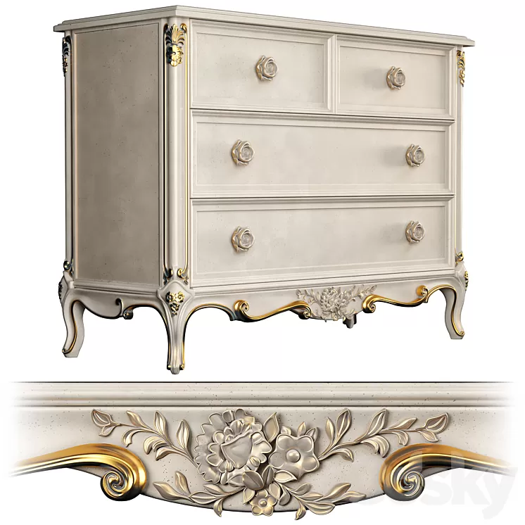 Chest Marconcini Cucina Como 3D Model