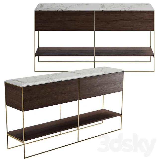 Chest of drawers 3D Model Chest of drawers 3D Model