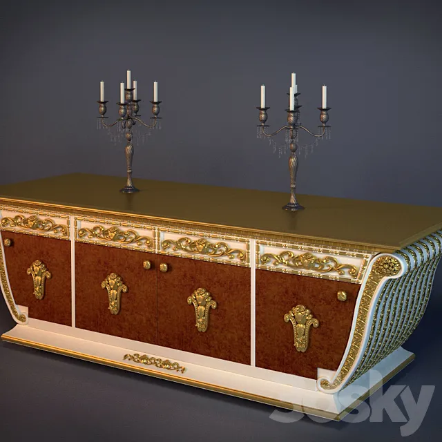 Chest Of Drawers 3D Model