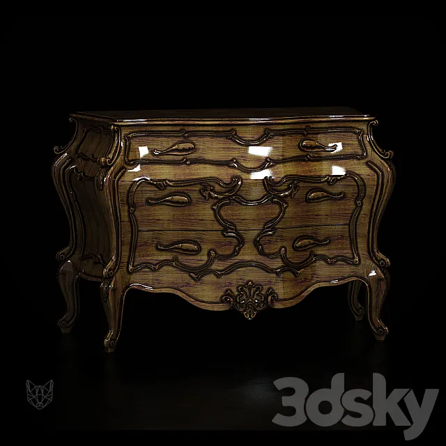 chest of drawers 3D Model