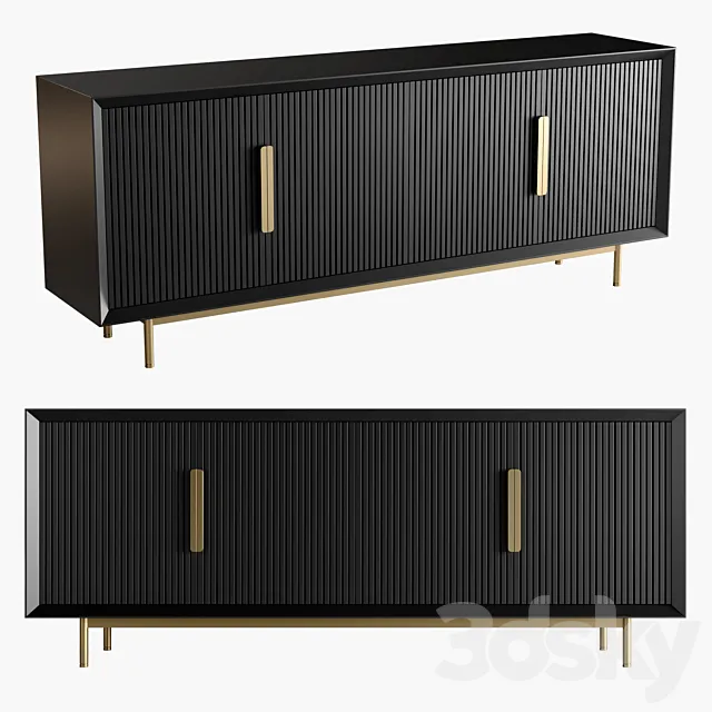 Chest of drawers 3D Model Chest of drawers 3D Model