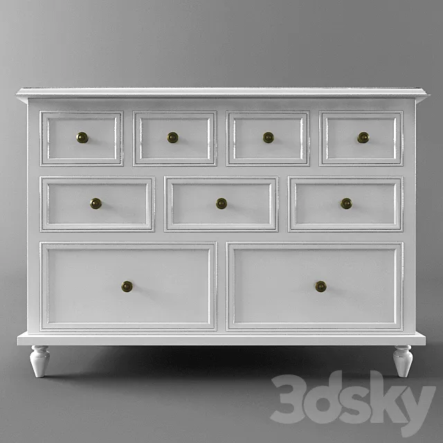 Chest of drawers 3DModel - 3DSKY Decor Helper